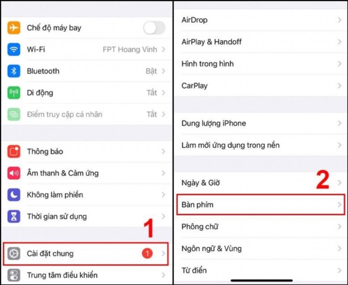 Hướng dẫn cài đặt cách viết chữ có dấu trên điện thoại iPhone bao gồm các bước đơn giản như vào Cài đặt, chọn phần Thiết lập ngôn ngữ và bàn phím, chọn Tiếng Việt và bật tính năng Gõ dấu, từ đó bạn có thể viết tiếng Việt có dấu dễ dàng trên iPhone.