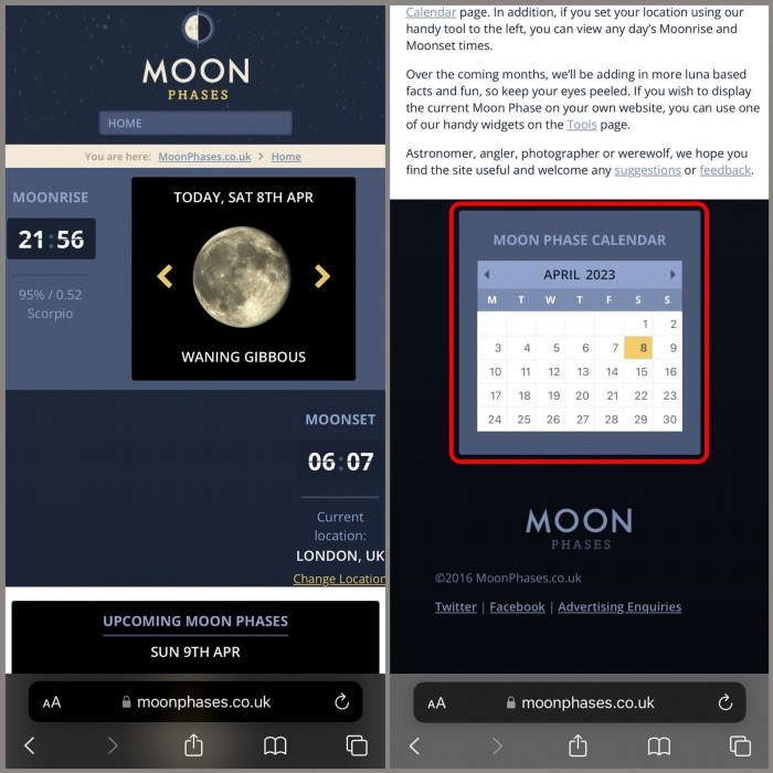 Cách xem mặt trăng ngày sinh trên web giúp bạn dễ dàng tìm hiểu về ngày sinh của mình và các thông tin liên quan đến mặt trăng, đồng thời cung cấp cho bạn những kiến thức mới về thiên văn học và lịch sử.