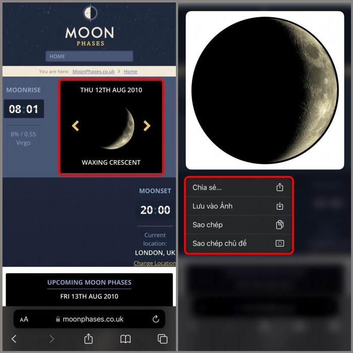 Cách xem mặt trăng ngày sinh trên web giúp bạn dễ dàng tìm hiểu về ngày sinh của mình và các thông tin liên quan đến mặt trăng, đồng thời cung cấp cho bạn những kiến thức mới về thiên văn học và lịch sử.
