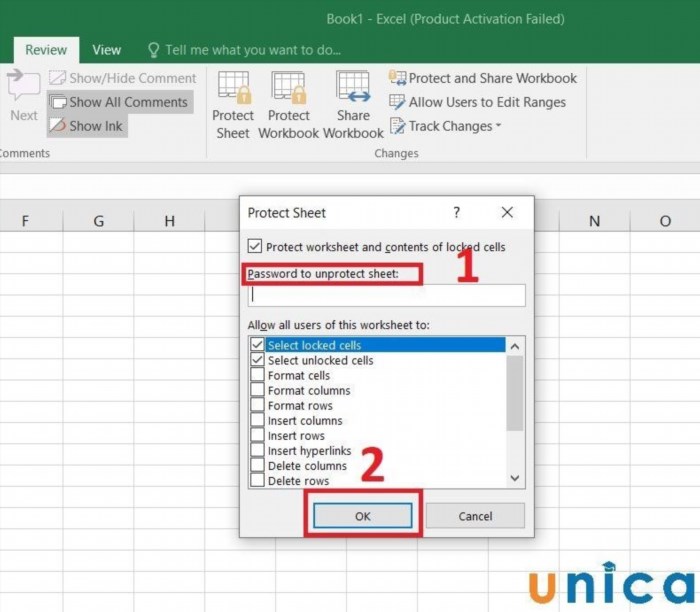 Cách bỏ ẩn công thức trong Excel là bằng cách nhấn tổ hợp phím Ctrl + ` hoặc chọn tab 