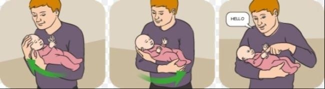 Cách bế bé nằm ngửa là một trong những cách giúp bé thở dễ hơn và giảm nguy cơ sặc sữa, đồng thời cũng giúp bé cảm thấy an toàn và yên tâm hơn khi ở trong vòng tay của cha mẹ.