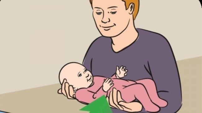 Phương pháp cầm bé sơ sinh theo từng tháng 