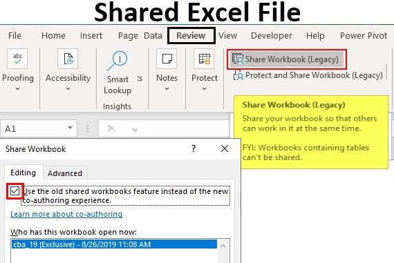 Cách chia sẻ và hủy chia sẻ file Microsoft Excel với người khác