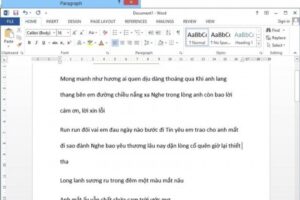 Cach Chinh Khoang Cach Giua Cac Dong Trong Word 258824