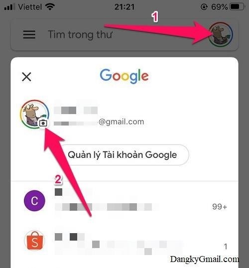 Bạn có thể dễ dàng đổi ảnh đại diện avatar trên Gmail trên điện thoại thông qua ứng dụng Gmail. Việc này giúp tạo thêm sự cá nhân hóa và độc đáo cho tài khoản Gmail của bạn.