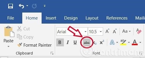 Để đưa gạch ngang vào chữ trong Word nhanh nhất, bạn có thể sử dụng phím tắt Ctrl + Shift + S hoặc chọn đúng biểu tượng gạch ngang trong thanh công cụ.
