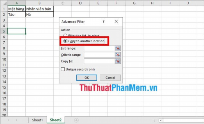 Để lấy dữ liệu từ sheet này sang sheet khác theo điều kiện, ta có thể sử dụng Advanced Filter, một công cụ giúp lọc dữ liệu theo điều kiện được chỉ định và chuyển sang sheet khác để tiện quản lý và sử dụng.