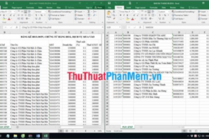 Cach Mo 2 File Excel Cung Luc Tren Man Hinh 337677