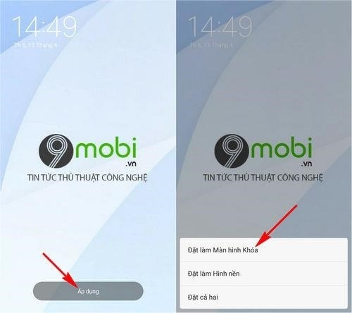 Cách thay màn hình chờ điện thoại Android