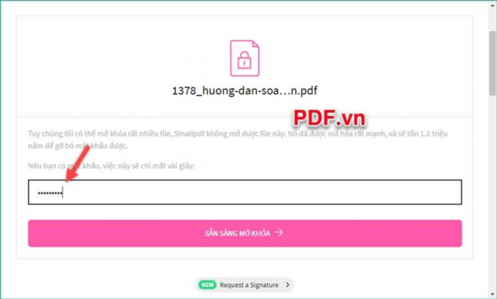 Mở khóa file PDF bằng công cụ trực tuyến SmallPDF là phương pháp đơn giản và nhanh chóng giúp bạn xem và chỉnh sửa nội dung của tài liệu PDF một cách dễ dàng.