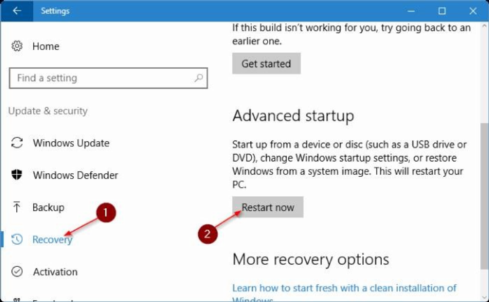 Sử dụng tính năng Advanced Startup trên Windows 10 cho phép người dùng khởi động lại máy tính và truy cập vào các tùy chọn khôi phục hệ thống, sửa lỗi và cài đặt lại Windows một cách nhanh chóng và dễ dàng hơn.