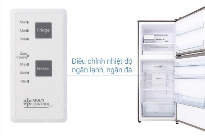 Cách điều chỉnh nhiệt độ tủ lạnh Panasonic mới là sử dụng màn hình điều khiển cảm ứng và chỉnh độ lạnh trong khoảng từ -18 đến 7 độ C để bảo quản thực phẩm tốt hơn và tiết kiệm năng lượng.