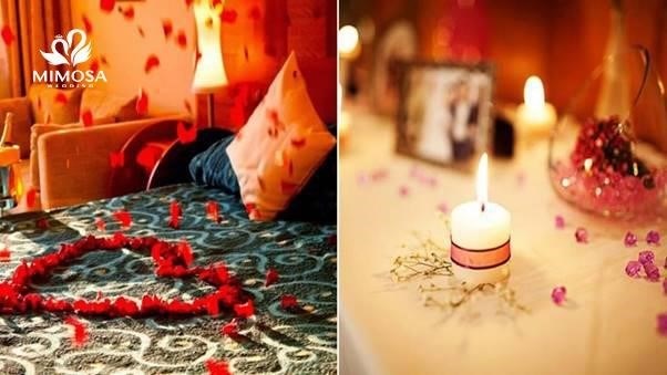 Trang trí phòng với nến là một cách tuyệt vời để tạo ra không gian ấm cúng và lãng mạn, đặc biệt là vào những đêm dài và lạnh giá.