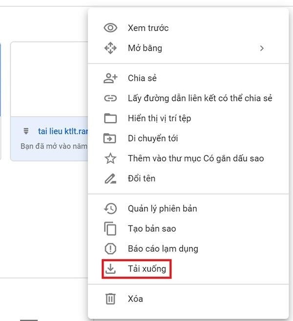 Để tải tệp hoặc thư mục từ Google Drive về máy tính hoặc điện thoại, bạn có thể sử dụng tính năng tải xuống hoặc áp dụng các phương pháp khác như sử dụng ứng dụng Google Backup and Sync hoặc thực hiện sao lưu dữ liệu.