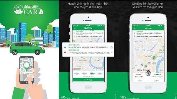 Sử dụng ứng dụng đặt xe taxi của Mai Linh giúp tiết kiệm thời gian khi gọi xe.