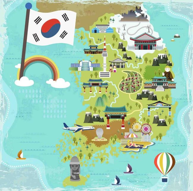Các tỉnh của Hàn Quốc trên bản đồ: Hãy khám phá đầy đủ các vùng miền, địa điểm tuyệt đẹp của Hàn Quốc bằng bản đồ mới nhất hiện có trên điện thoại của bạn. Từ Busan đến Seoul, từ Daegu đến Gyeongju, mọi việc trở nên dễ dàng và thuận tiện hơn với bản đồ Hàn Quốc.