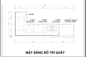 Bản vẽ chi tiết quầy bar