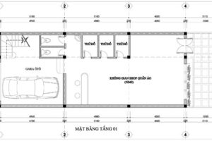 Bản vẽ thiết kế cửa hàng