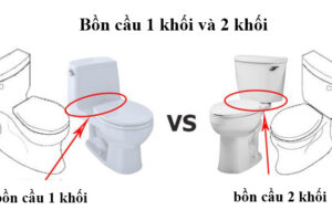 Bồn cầu 1 khối là gì