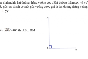 Các cách chứng minh vuông góc