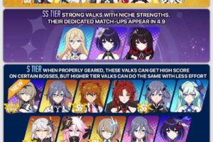 Các nhân vật trong honkai impact 3