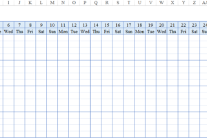 Cách chia ca làm việc trong excel