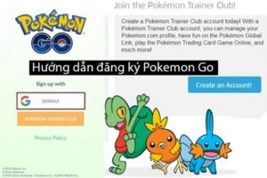 Cách đăng nhập pokemon go