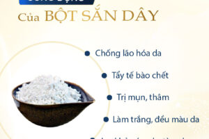 Cách đắp mặt nạ bằng bột sắn dây trị nám