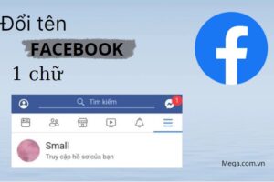 Cách đổi tên 1 chữ trên facebook bằng điện thoại