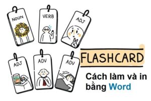 Cách làm flashcard bằng word