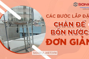 Cách làm giá đỡ bồn nước