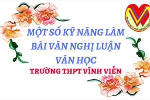 Cách làm văn nghị luận văn học