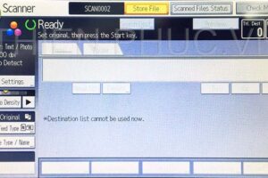 Cách lấy file scan từ máy photocopy ricoh