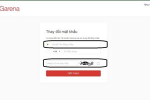 Cách lấy lại mật khẩu garena bằng tài khoản facebook