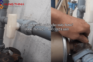 Cách mồi nước giếng khoan