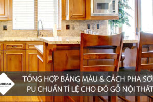 Cách pha màu sơn gỗ