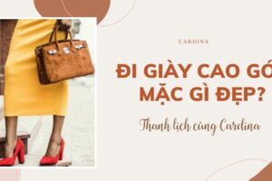 Cách phối đầm với giày cao gót