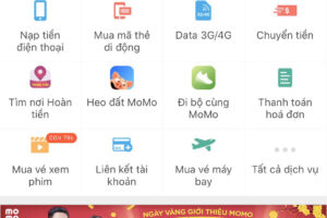 Cách sử dụng thẻ quà tặng ví momo