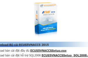 Cách tải phần mềm ecus5