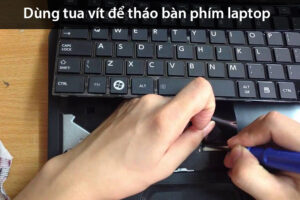 Cách tháo bàn phím laptop hp