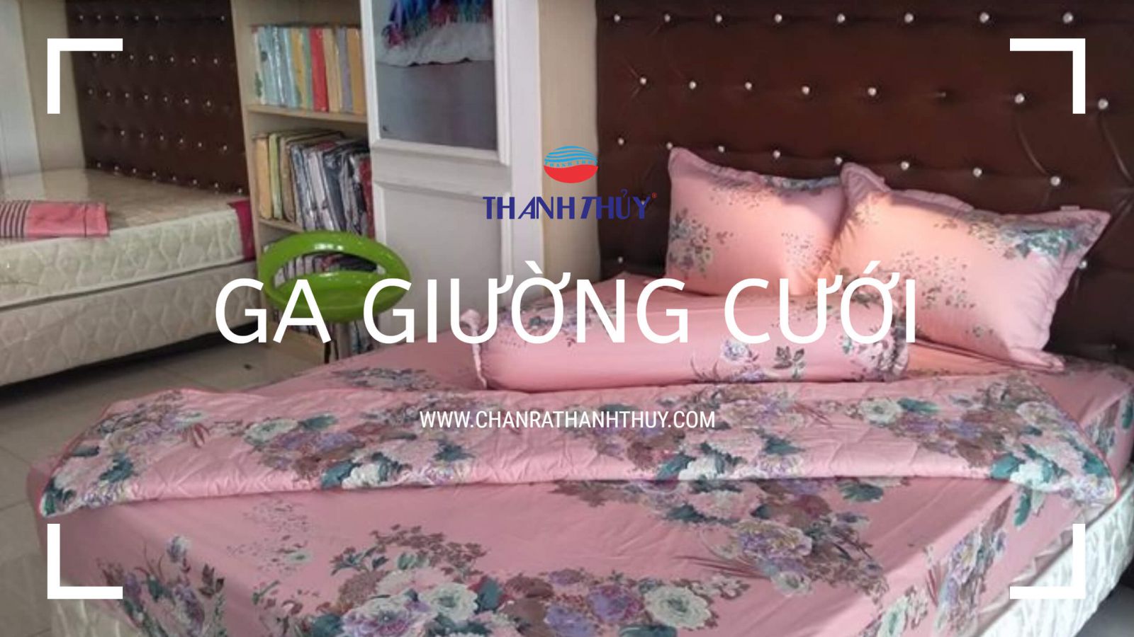 cách trải giường cưới đẹp