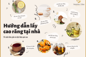 Cách tự lấy cao răng tại nhà