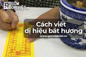 Cách viết dị hiệu bát hương thần tài