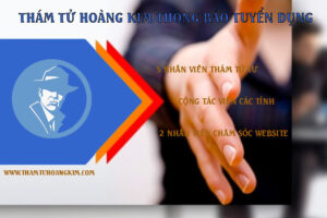 Công ty thám tử tuyển nhân viên