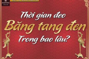 đeo mica đen để tang trong bao lâu