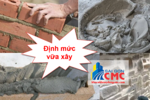 định mức vữa xây mác 100