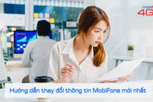 đổi thông tin sim mobifone