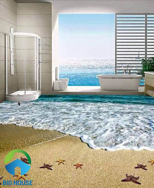Rất Hay: Top 10 mẫu gạch lát nền nhà tắm 3D đẹp, cuốn hút nhất
