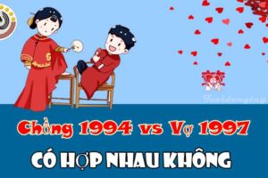 Hóa giải xung khắc chồng 1994 vợ 1997