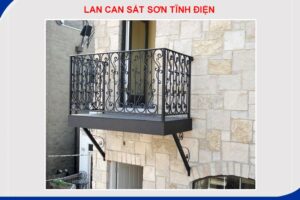 Lan can sắt hộp sơn tĩnh điện